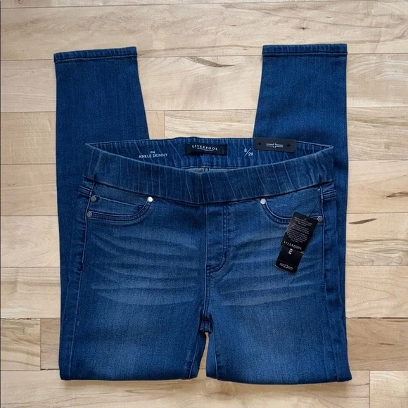 Liverpool Pull On Ankle Skinny Jeans - Picture 1 of 4
